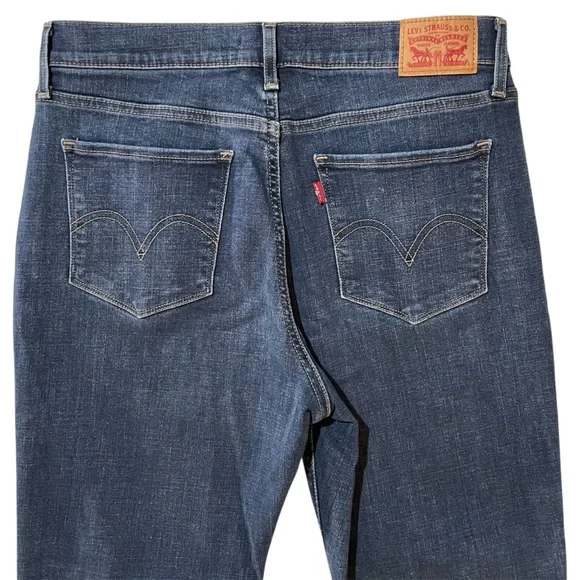 LEVI’S Classic Mid Rise Straight Leg Jeans US 10 - Picture 8 of 12